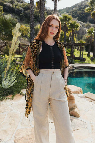 Bohemian Burnout Velvet Kimono  *Online Only* - Premium clothing at Lonnys NY - Just $70! Shop Womens clothing now