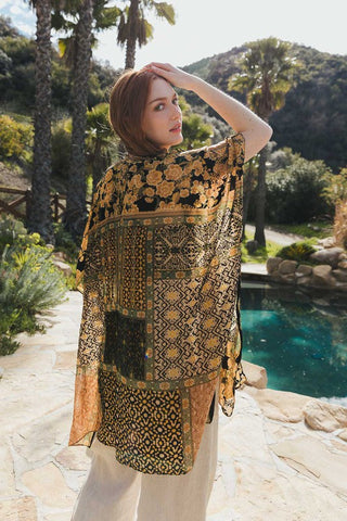 Bohemian Burnout Velvet Kimono  *Online Only* - Premium clothing at Lonnys NY - Just $70! Shop Womens clothing now