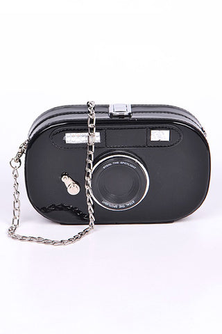 Oval Iconic Camera Swing Clutch Bag *Online Only* - Premium Bags at Lonnys NY - Just $60! Shop Womens clothing now