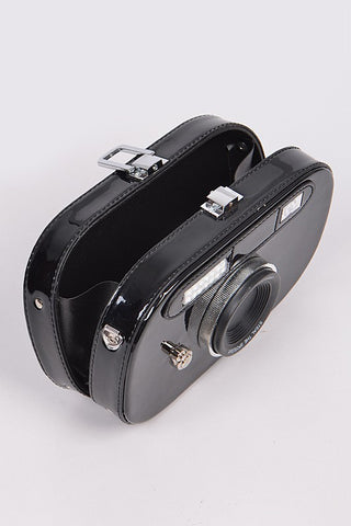 Oval Iconic Camera Swing Clutch Bag *Online Only* - Premium Bags at Lonnys NY - Just $60! Shop Womens clothing now