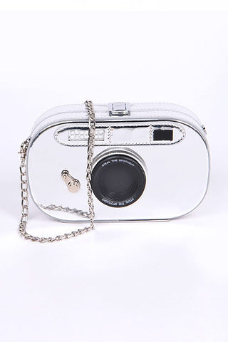 Oval Iconic Camera Swing Clutch Bag *Online Only* - Premium Bags at Lonnys NY - Just $60! Shop Womens clothing now