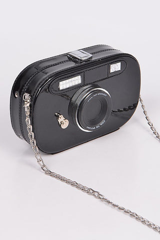 Oval Iconic Camera Swing Clutch Bag *Online Only* - Premium Bags at Lonnys NY - Just $60! Shop Womens clothing now