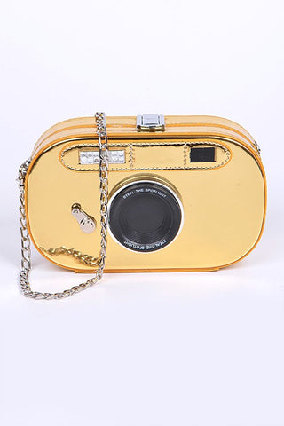 Oval Iconic Camera Swing Clutch Bag *Online Only* - Premium Bags at Lonnys NY - Just $60! Shop Womens clothing now