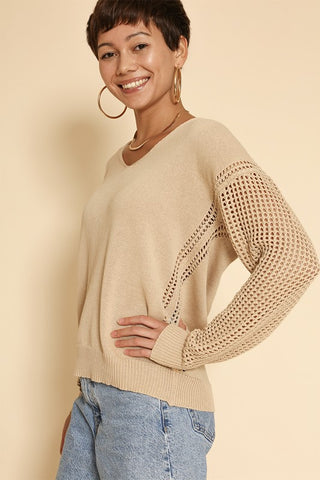 Crochet Detail Top *Online Only* - Premium clothing at Lonnys NY - Just $59! Shop Womens clothing now