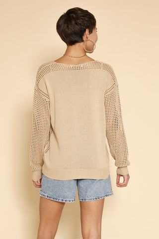 Crochet Detail Top *Online Only* - Premium clothing at Lonnys NY - Just $59! Shop Womens clothing now