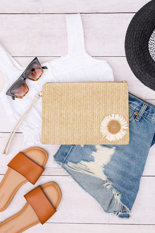 Daisy Wristlet Clutch  *Online Only* - Premium  at Lonnys NY - Just $35! Shop Womens clothing now