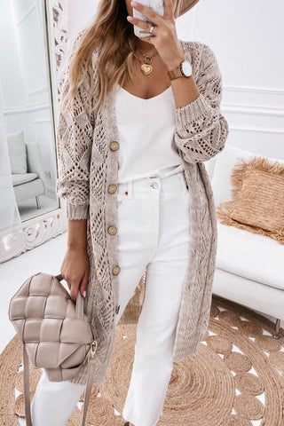 Eyelet Cardigan Cover Up *Online Only* - Premium cardigan at Lonnys NY - Just $75! Shop Womens clothing now