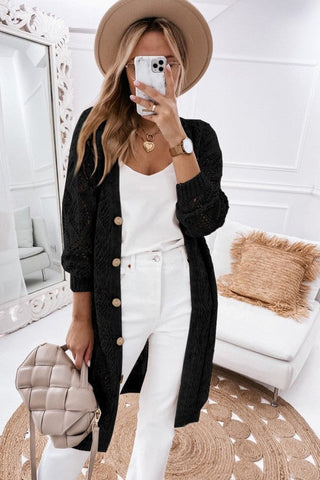 Eyelet Cardigan Cover Up *Online Only* - Premium cardigan at Lonnys NY - Just $75! Shop Womens clothing now