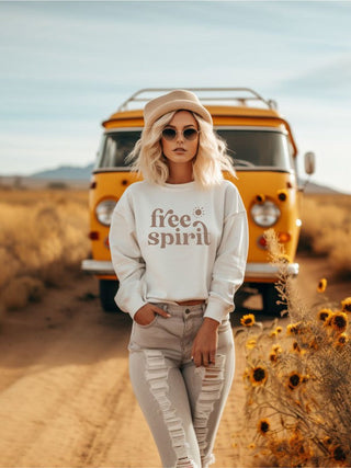 Free Spirit Crewneck Sweatshirt *Online Only* - Premium clothing at Lonnys NY - Just $85! Shop Womens clothing now