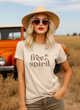 Free Spirit Bella Canvas Crewneck Tee *Online Only* - Premium  at Lonnys NY - Just $50! Shop Womens clothing now