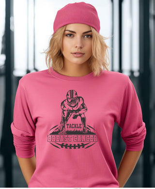 Tackle Breast Cancer Long Sleeve Tee *Online Only* - Premium clothing at Lonnys NY - Just $47! Shop Womens clothing now