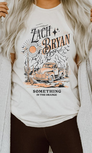 Zach Bryan Something Orange Band Tee *Online Only* - Premium Shirts & Tops at Lonnys NY - Just $55! Shop Womens clothing now