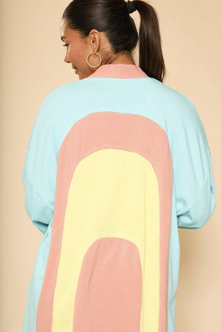 Retro arch terry cloth novelty robe *Online Only* - Premium  at Lonnys NY - Just $74.43! Shop Womens clothing now