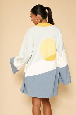Sunset terry cloth novelty robe *Online Only* - Premium  at Lonnys NY - Just $74.43! Shop Womens clothing now