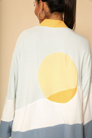 Sunset terry cloth novelty robe *Online Only* - Premium  at Lonnys NY - Just $74.43! Shop Womens clothing now
