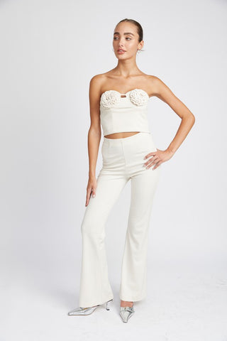 High Waisted Flare Pants *Online Only* - Premium clothing at Lonnys NY - Just $59! Shop Womens clothing now