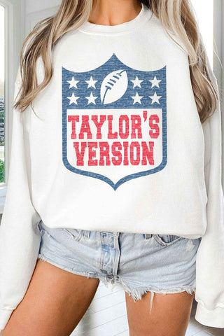 Taylors Version Football Sweatshirt *Online Only* - Premium clothing at Lonnys NY - Just $75! Shop Womens clothing now