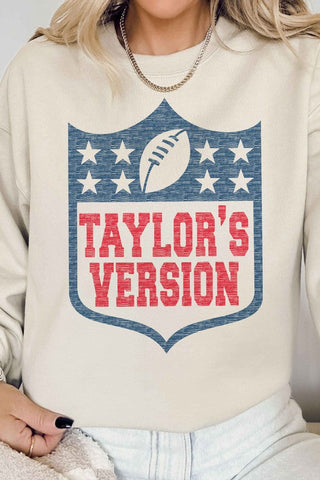 Taylors Version Football Sweatshirt *Online Only* - Premium clothing at Lonnys NY - Just $75! Shop Womens clothing now