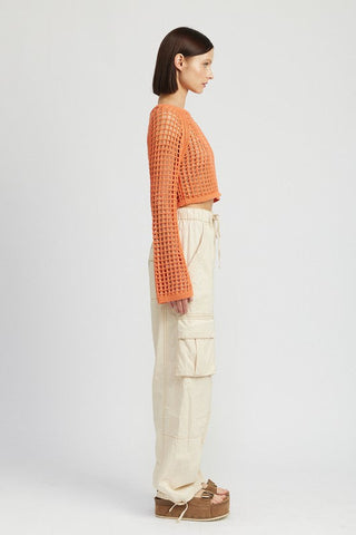 Cargo Pants with Drawstrings *Online Only* - Premium  at Lonnys NY - Just $90! Shop Womens clothing now