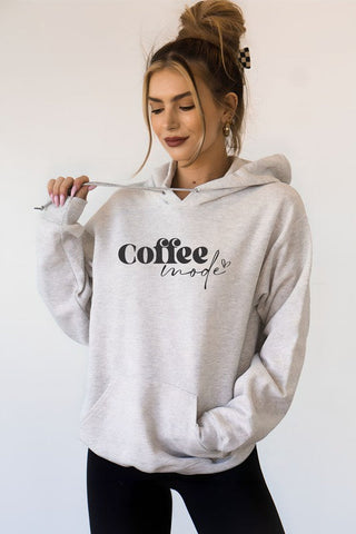 Coffee Mode Graphic Hoodie *Online Only* - Premium  at Lonnys NY - Just $90! Shop Womens clothing now