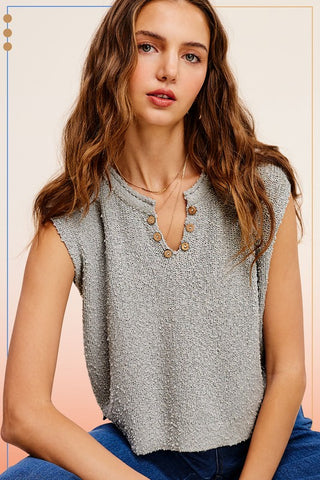 Cropped Slouchy Sweater Top *Online Only* - Premium clothing at Lonnys NY - Just $55! Shop Womens clothing now