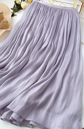 Mid-length Flowy Skirt *Online Only* - Premium clothing at Lonnys NY - Just $55! Shop Womens clothing now
