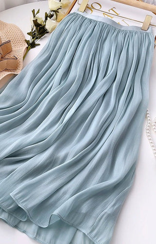 Mid-length Flowy Skirt *Online Only* - Premium clothing at Lonnys NY - Just $55! Shop Womens clothing now