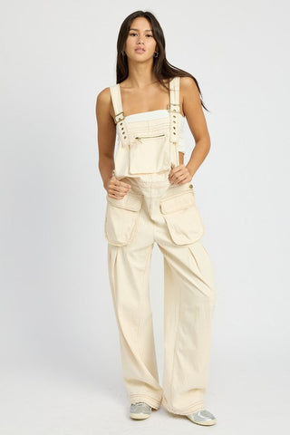 Oversized Cargo Overalls *Online Only* - Premium  at Lonnys NY - Just $107.25! Shop Womens clothing now