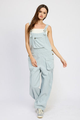Oversized Cargo Overalls *Online Only* - Premium  at Lonnys NY - Just $107.25! Shop Womens clothing now