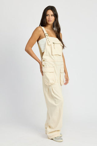 Oversized Cargo Overalls *Online Only* - Premium  at Lonnys NY - Just $107.25! Shop Womens clothing now