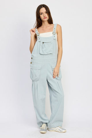 Oversized Cargo Overalls *Online Only* - Premium  at Lonnys NY - Just $107.25! Shop Womens clothing now