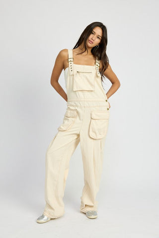 Oversized Cargo Overalls *Online Only* - Premium  at Lonnys NY - Just $107.25! Shop Womens clothing now