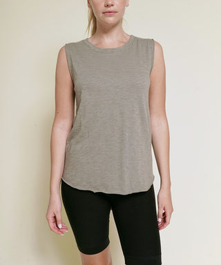 Cotton Slub Vintage Muscle Tank *Online Only* - Premium clothing at Lonnys NY - Just $60! Shop Womens clothing now