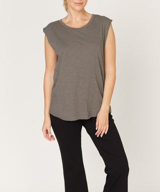 Cotton Slub Vintage Muscle Tank *Online Only* - Premium clothing at Lonnys NY - Just $60! Shop Womens clothing now