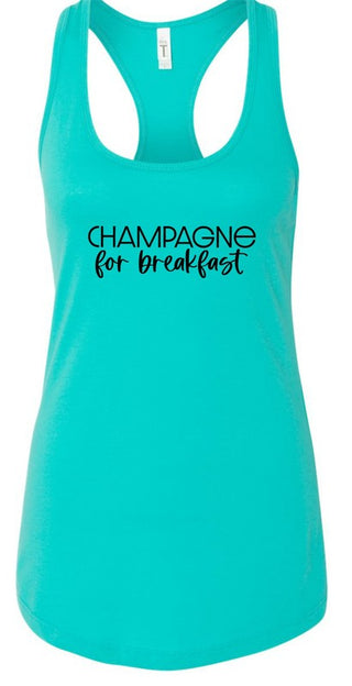 Champagne for Breakfast Summer Graphic Tank *Online Only* - Premium clothing at Lonnys NY - Just $36! Shop Womens clothing now