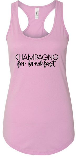 Champagne for Breakfast Summer Graphic Tank *Online Only* - Premium clothing at Lonnys NY - Just $36! Shop Womens clothing now