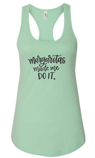 Margaritas Made Me Do It Summer Graphic Tank *Online Only* - Premium clothing at Lonnys NY - Just $36! Shop Womens clothing now