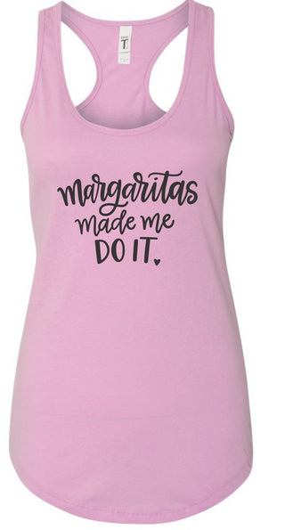 Margaritas Made Me Do It Summer Graphic Tank *Online Only* - Premium clothing at Lonnys NY - Just $36! Shop Womens clothing now