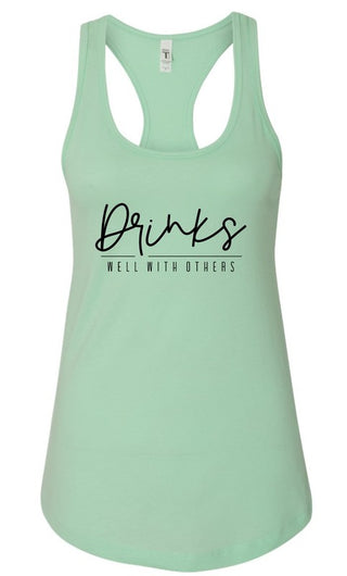 Drinks Well With Others Summer Graphic Tank *Online Only* - Premium clothing at Lonnys NY - Just $36! Shop Womens clothing now