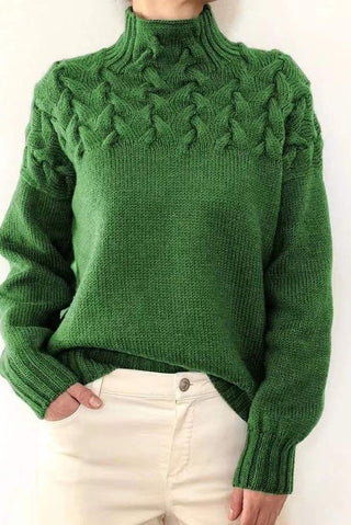 Mock Neck Knit Sweater *Online Only* - Premium clothing at Lonnys NY - Just $59! Shop Womens clothing now