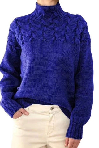 Mock Neck Knit Sweater *Online Only* - Premium clothing at Lonnys NY - Just $59! Shop Womens clothing now