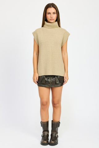 Split Back Turtleneck Sweater *Online Only* - Premium clothing at Lonnys NY - Just $62! Shop Womens clothing now
