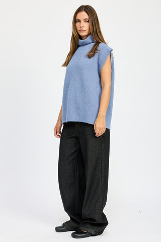 Split Back Turtleneck Sweater *Online Only* - Premium clothing at Lonnys NY - Just $62! Shop Womens clothing now