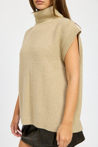 Split Back Turtleneck Sweater *Online Only* - Premium clothing at Lonnys NY - Just $62! Shop Womens clothing now