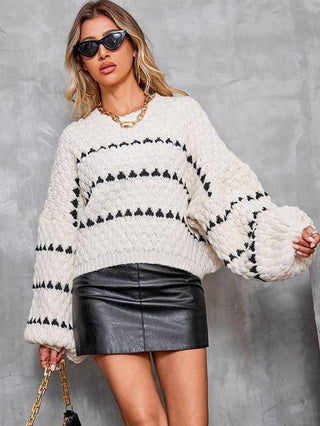 Oversized Chunky Knit Sweater *Online Only* - Premium clothing at Lonnys NY - Just $58! Shop Womens clothing now