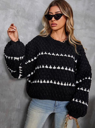 Oversized Chunky Knit Sweater *Online Only* - Premium clothing at Lonnys NY - Just $58! Shop Womens clothing now