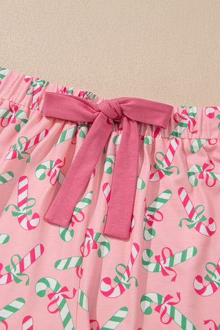 Christmas Candy Cane Print Pajama Set *Online Only* - Premium clothing at Lonnys NY - Just $64! Shop Womens clothing now