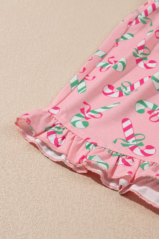 Christmas Candy Cane Print Pajama Set *Online Only* - Premium clothing at Lonnys NY - Just $64! Shop Womens clothing now