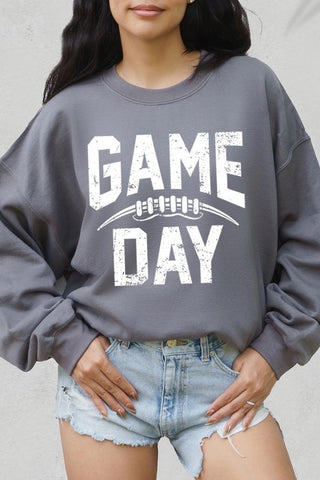 Game Day Football Fleece Sweatshirt *Online Only* - Premium clothing at Lonnys NY - Just $65! Shop Womens clothing now