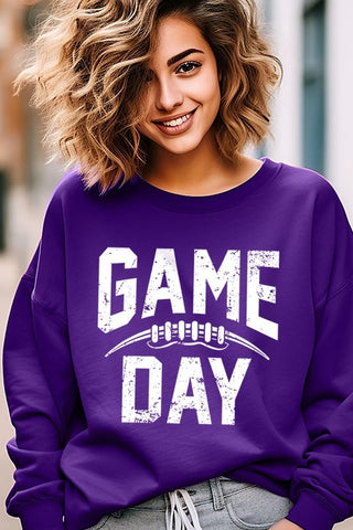 Game Day Football Fleece Sweatshirt *Online Only* - Premium clothing at Lonnys NY - Just $65! Shop Womens clothing now